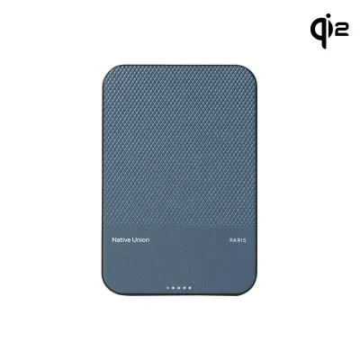 Native union (re)classic power bank 5000mah qi2 _ Navy